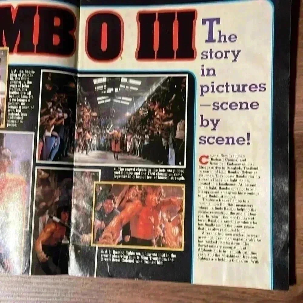 Vintage Rambo III Theater Program - Picture 4 of 11
